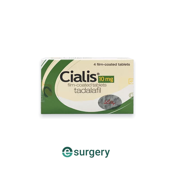 Cialis 10mg film-coated tadalafil tablets from e-Surgery