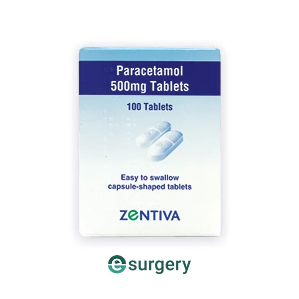 Paracetamol tablets 100 pack from e-Surgery