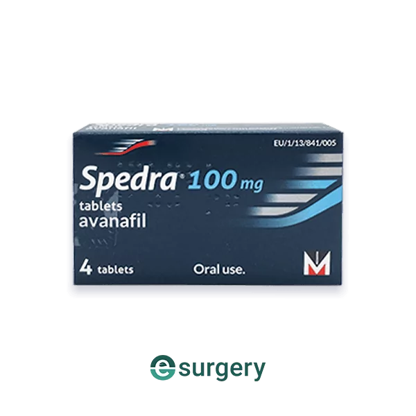 Spedra 100mg containing generic avanavil from e-Surgery