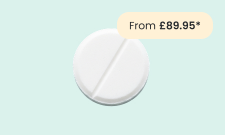 Pill icon in a green background